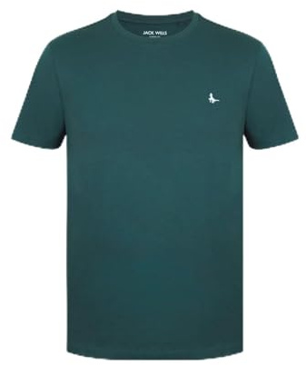 Jack Wills Mens Sandalseford T-Shirt Short Sleeve Lifestyle Dark Pine M