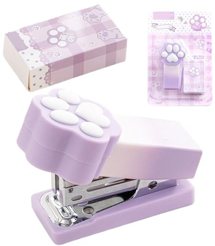 Tragbarer Hefter - Cartoon Animal Tiny Stitcher, Kompaktes Handheld-Mini Bindewerkzeug | Kleines Bürobedarf, Reiseschulbedarf, Niedlicher Schreibtisch-Organizer | Praktischer Hefter Für