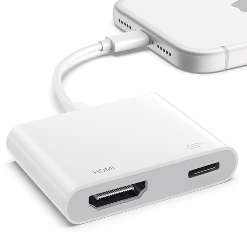 Adaptateur USB-C vers HDMI 2-en-1 avec Charge PD 100W, Sortie 4K à 60Hz, Compatible avec iPhone 16/15, Samsung Galaxy S24/S23/S22/S21/S20 Plus Ultra, Tablettes, Ordinateurs Portables Et Téléviseurs