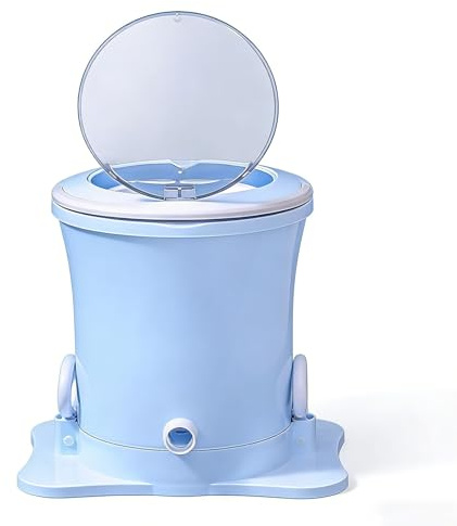 Essoreuse à linge manuelle, portable non électrique, essoreur à manivelle avec pédale pour camping, appartements et dortoirs
