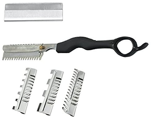 YNR Hairdressing THINNING Razor Hair Cutting Styling Tool Hair Shaper THINNING Layer Hair Cutting Razor Steel Comb **Promotional Price**