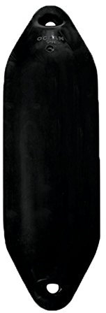 Ocean Fender U-Serie Utility, Farbe:schwarz, Typ:U1 - ( Ø 12 x L 40 cm )