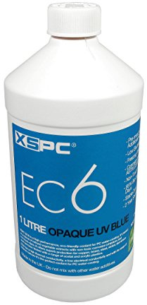 XSPC Compatible EC6 Coolant, 1 Liter - Opaque-blau, UV