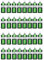 32 x Gordon's Gin Party STAND UP Edible Paper Cupcake Toppers Cake Decorations