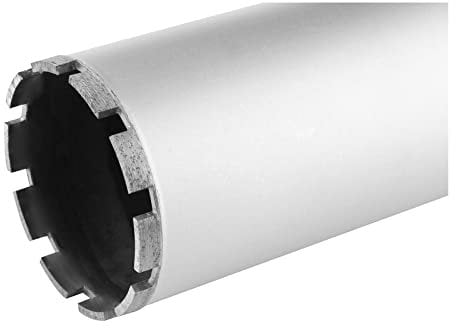 MSW Broca De Corona De Diamante MSW-DCD-400/110 (Acero con capa de diamante, Diámetro de la corona Ø 110, Longitud 400 mm, 90 HRC, Conexión roscada: 1 ¼)