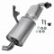 BESTPRICE Katalysator inkl. Anbaumaterial Norm 4 Kompatibel mit SMART CABRIO (450), CITY-COUPE (450), FORTWO Cabrio (450), FORTWO Coupe (450)