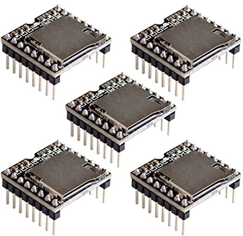 5pcs DFPlayer Mini MP3 Player Module MP3 Voice Module TF Card and USB Disk