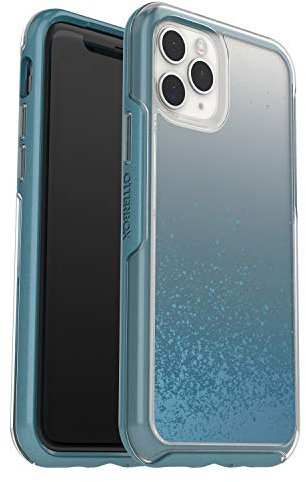 OtterBox Symmetry Clear Case for iPhone 11 Pro, Shockproof, Drop Proof, Protective Thin Case, 3x tested to Military Standard, Clear/Blue