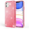 NALIA Glitzer Hülle kompatibel mit iPhone 11, Diamant Schutzhülle Glitter Case Bling Cover Silikon Handyhülle Dünn, Ultra-Slim Phone Backcover Handy-Tasche Diamond Bumper Strass Etui, Farbe:Pink