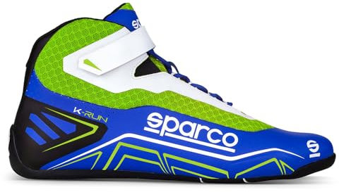 Sparco Scarpe K-Run Misura 41 Blu / Verde Fluo