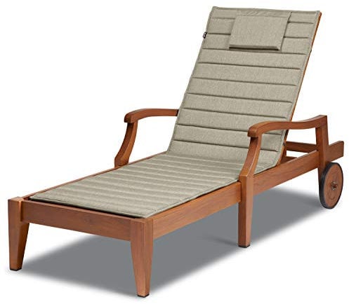 Classic Accessories Storigami Chaiselongue-Kissen, wasserabweisend, 183,9 x 53,3 cm, Grau meliert