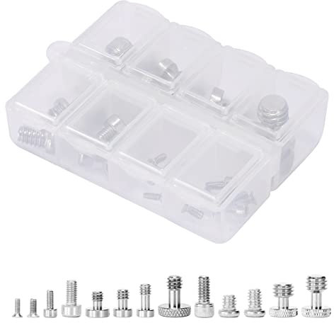 SMALLRIG Camera Screws, Screw Set (1/4, 3/8, M2, M2.5, M3, M4,) for Camera Accessories - AAK2326