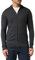 Herren Selected Basic Strickjacke | Einfarbiger Baumwolle Cardigan | SLHBERG Zip Longsleeve Sweatshirt, Farben:Dunkelgrau, Größe Pullover:XXL