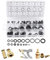 VOARGE 225 Stück 18 Größe O-Ring Dichtungsring Set, 3mm-22mm Dichtringe Gummi, Dichtungsringe Set Hydraulic Plumbing Dichtungen Dichtungssatz