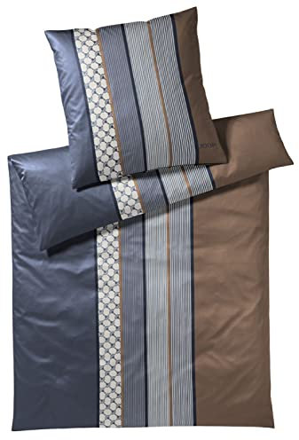 Joop! Bettwäsche Cornflower Stripes 4069 deep Ocean - 28 Kissen 40x80 cm