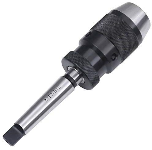 vidaXL Portabrocas de Liberación Rápida MT2-B18 Rango de Sujeción Herramienta de Conversión Perforación Taladradoras Fresadoras Tornos 16mm