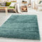 HomebyHome Shaggy Teppich Läufer Flur 80x250 cm - 50 mm Florhöhe Hochflor Wohnzimmerteppich Aqua Extra Weich und Flauschig - Bettvorleger Teppiche für Schlafzimmer - Waschbarer Küchenläufer - Carpet