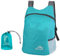 TSLBW Ultraleichter, faltbarer Rucksack, kleiner Wanderrucksack, langlebig, leicht, verstaubarer Rucksack für Männer und Frauen, für Outdoor-Sport, Reisen, Wandern, Camping, Radfahren, 1-Blau, S