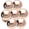 PIERCINGLINE Titan Schraubaufsatz mit Gewinde 0,9 mm KUGEL SECHSECK Piercing Aufsatz Ersatz Roségoldfarben