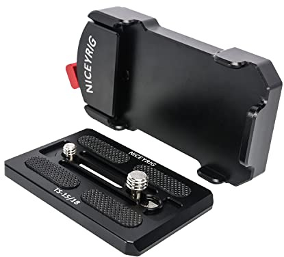 NICEYRIG Quick Release Baseplate TouchandGo for TERIS/TS-V15/V18/N10 | for Camera Rig, Tripod Mount-522