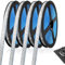 Infreecs 4 Roll Selbstklebend Flexible Zierleisten, 6M Keramikfliesen Klebeband Zierleisten, Selbstklebendes Dichtungsband für Spüle, Toilette, Fliesenkante, Wandecke, Fußleiste, Boden (Silber)