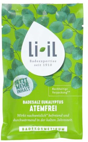 LI-IL Badesalz Eukalyptus atemfrei 80 g