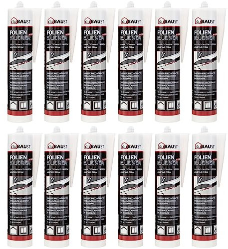 dubaust EMP24 - Colle EPDM - Très élastique - Pour étang - 290 ml - Noir (12)