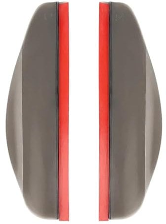 Windabweiser Für E39 E90 E36 E60 E34 E30 F30 F10 X5 E53 E46 Autoaufkleber Rückspiegel Regenschutz Seitenscheiben Windabweiser(Schwarz)