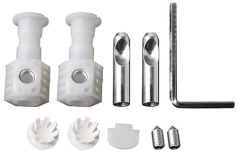 Tinbabia Wall Hung Toilets Fixing Kits Fixing Screws Fixing Bolts Universal Wall Mounting Toilet Seat Fixing Bolts Screws Set