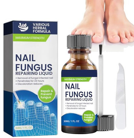 30ml Fungal Nail Treatment - Extra Strong Nail Fungus Treatment for Toenail - Anti Fungus Nail Repair and Strengthen, Fix & Renew Damaged, Broken Nails for Toenail and Fingernail