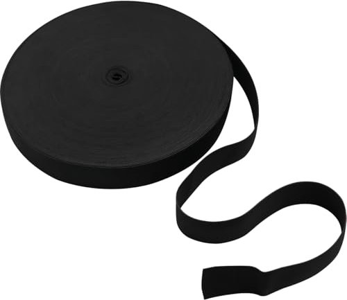 40 Meter 30MM Gummiband Breit, Gummiband zum Nähen Schwarz Gummiband für Hosenbund, Gummiband Meterware für Schneiderei, Änderungen, Perückenbänder und DIY Handwerk