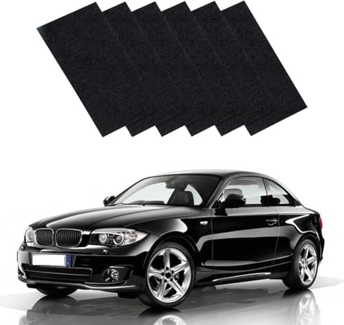 6 Stück Nano Sparkle Cloth Auto, Nano Sparkle Tuch Auto Kratzer Original, für Oberflächenpolitur, Entfernt Kratzer, Autopflege, Nano Sparkle Tuch Auto für Reparatur von Kratzfarben,Lackpflege