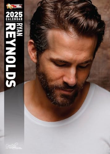 Ryan Reynolds Wandkalender 2025, A3, Hollywood Idols Collection, Spiralbindung, ideal als Geburtstags- oder saisonales Geschenk