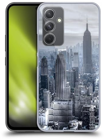 Head Case Designs Offizielle Haroulita New York 3 Orte Harte Rueckseiten Handyhülle Hülle Huelle kompatibel mit Samsung Galaxy A54 5G