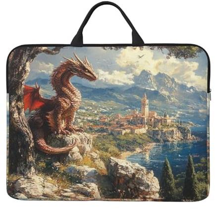 Giant Dragon 14 Inch Laptop Case, Water-Resistant and Shockproof Computer Cases for Laptopsï¼ŒSuitable for Daily Travel