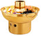 Récipient à dessert - Bol rond de grande capacité - Double stockage alimentaire isolé - Idéal pour le lait et les desserts - Pot chaud avec sections divisées pour gâteaux, C