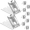POPETPOP Flexible Height Freezer Shelf Clips Refrigerator Organiser Fridge Storage Commercial Fridge Shelf Clips