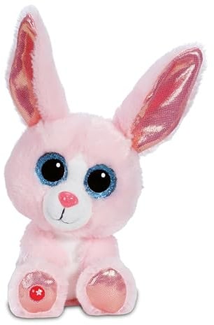 NICI Kuscheltier GLUBSCHIS Hase Monni-Wonni 15cm - rosa - 62498 | Stofftier aus weichem Plüsch, niedliches Plüschtier zum Kuscheln und Spielen, für Kinder & Erwachsene, tolle Geschenkidee