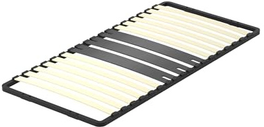 Stanew - Sommier 90x190 cm | 1x15 Lattes Naturel | Sommier à Lattes 90 x 190 | Ergonomique | Espace de Couchage Spacieux et Confortable pour Toute la Famille | Installation Express (0 Pied)