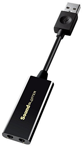 Creative Labs Sound Blaster Play 3 adaptateurs audio USB externes pour Windows et Mac Plug and Play (aucun pilote nécessaire) Mise à niveau à la lecture 24 bits 96 kHz