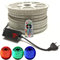 RGB LED Streifen Set, mehrfarbig 230V, 60LEDs/M, SMD 5050, RGB LED Strip Streifen Lichtband Lichtleiste (10 Meter, Infrarot-IP20-Controller)
