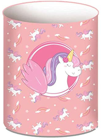 Pot à crayon métallique Licorne
