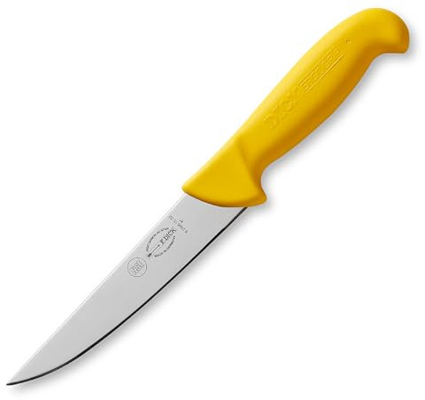 F. DICK Stechmesser/Schlachtmesser ErgoGrip (Klinge Messer 15 cm, Messerstahl rostfrei, 56 HRC) - 82006152-02 - Gelb