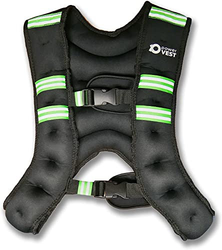 RPM Power Gewichtsweste - Gewichtsweste für Cardio, Gewichtsweste für Laufen, Körpergewichtstraining, Gewichtsweste für Home Fitness - Weighted Vest (10kg)