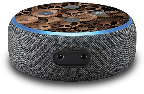 2er Set Folie Cover für intelligenten Smart Speaker Lautsprecher Aufkleber Schutzfolie Skin selbstklebend passgenau Klebefolie für Sprachassistent R137 (Nr. 40 Complex Machinery)