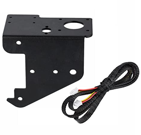 Aluminium-Filamentdetektor-Sensor-Montageplatte mit Run-Out-Modulkabel, kompatibel mit Creality Ender 3, Ender 3 V2, Ender3 Pro 3D-Drucker (Ender Mout-Platte)