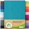 Premium Spannbettlaken, extra schwer und dick, 97% Mako-Jersey-Baumwolle und 3% Elasthan, auch Boxspringbett geeignet, 90 x 200-100 x 220 cm, Petrol/Smaragdblau