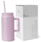 Simple Modern Thermobecher mit Strohhalm und Griff | Großer Isolierter Edelstahl-Wasserkrug | Geschenke für Frauen und Männer | Trek | 1480ml | Lavender Mist