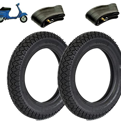 1 Paar Reifen 2.75-9 + Luftkammern für Vespa Vespa 50 Special, verstärkte Abdeckungen