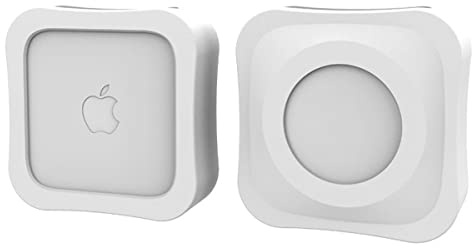 Protective Case Compatible with TV 4K 5th / 4th,Sillione Case Cover Protective Sleeve Shell for Apple TV Box (White)